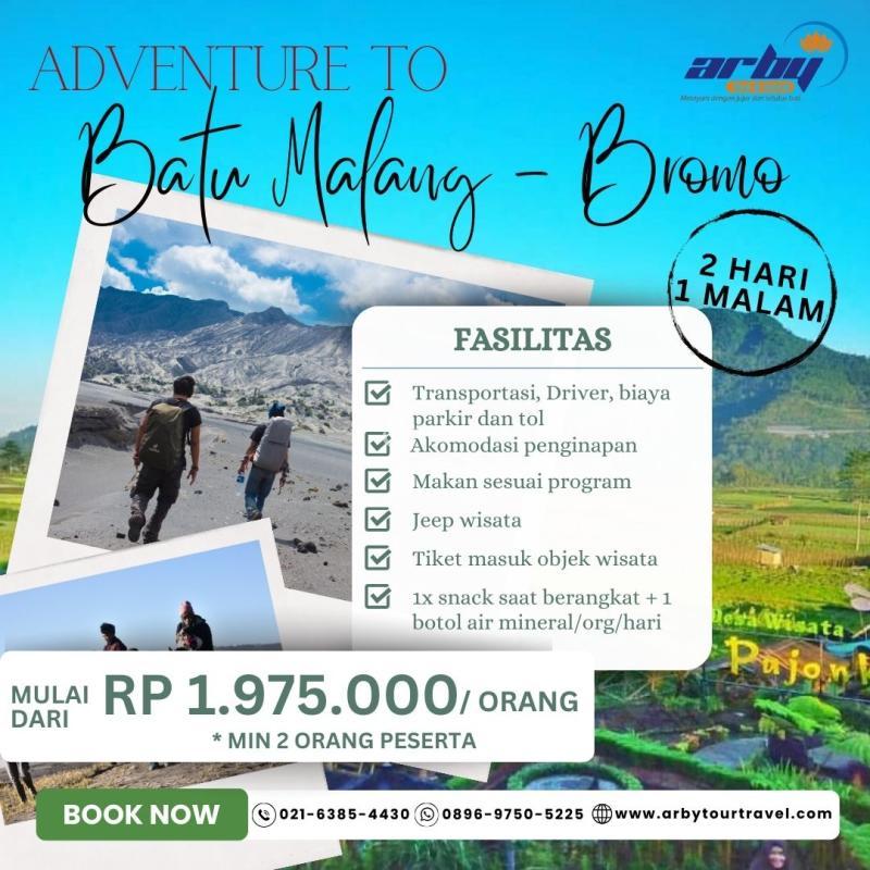 Tour Batu Malang Bromo 2 Hari 1 Malam - Jakarta Pusat 