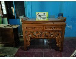 Meja Altar China Ukir Full Kayu Jati - Jakarta Timur