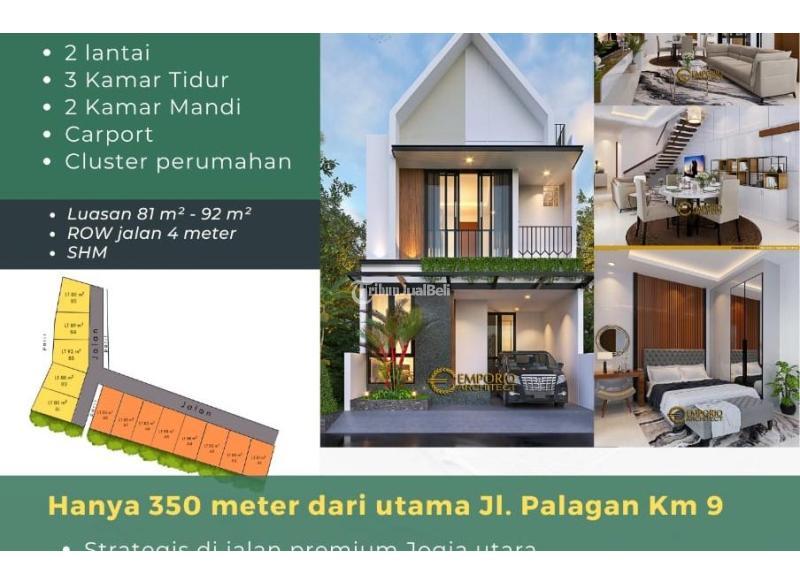 Jual Rumah Dan Tanah 88 m2 Kavling Murah Di Palagan Dalam Cluster - Sleman Jogja