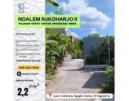 Dijual Tanah Pekarangan Murah Luas 106m2 SHM di Ngaglik - Sleman Yogyakarta