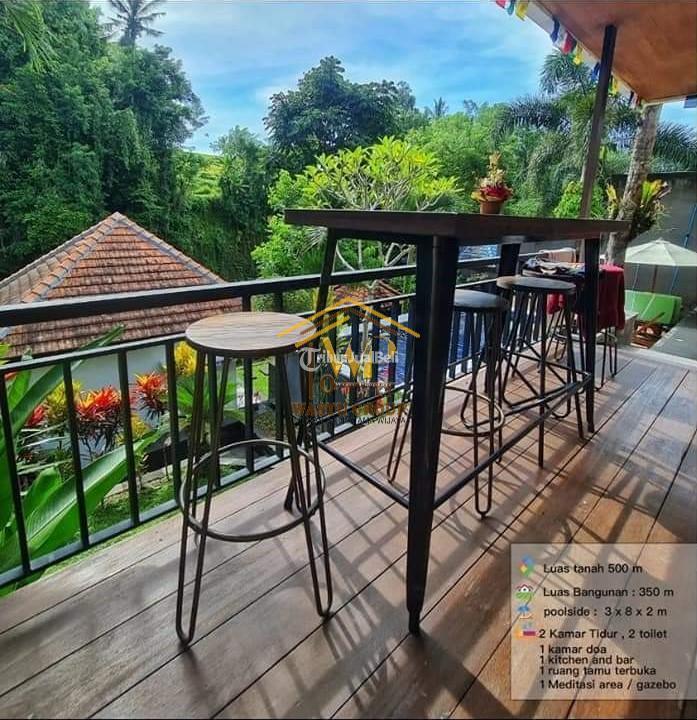 Jual Villa Eksklusif Luas 500 m2 Siap Huni Ada Swimming Pool dekat Pusat Kota - Tabanan Bali