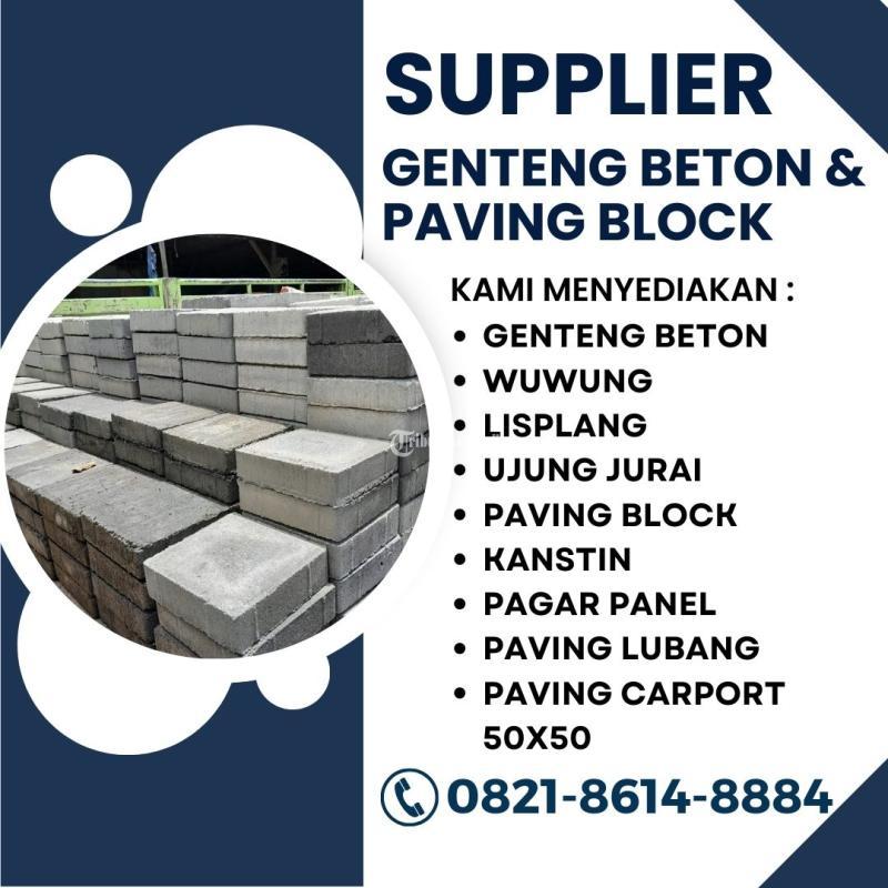 Produsen Genteng Beton dan Paving Block - Malang Jawa Timur