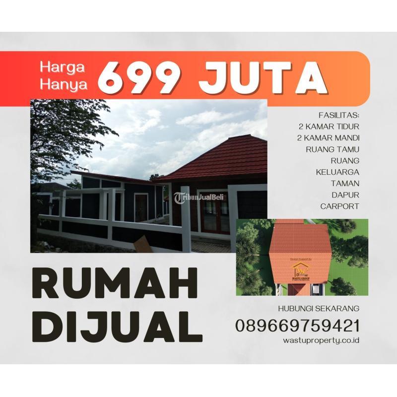 Dijual Rumah Hunian Mewah Bangunan Baru LT168 LB98 2KT 2KM SHM Dekat Candi Prambanan - Sleman Yogyakarta