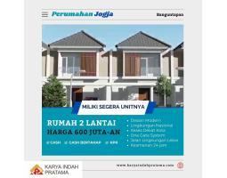 Dijual Rumah Bisa KPR Luas 75m Tipe 60 Perumahan Jogja Dekat Giwangan,Kotagede,UAD,Sewon,Pleret - Bantul Yogyakarta