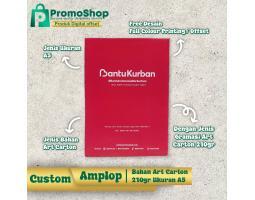 Cetak Amplop Surat Perusahaan Merah A5 Art Carton Premium Terdekat - Surabaya Jawa Timur