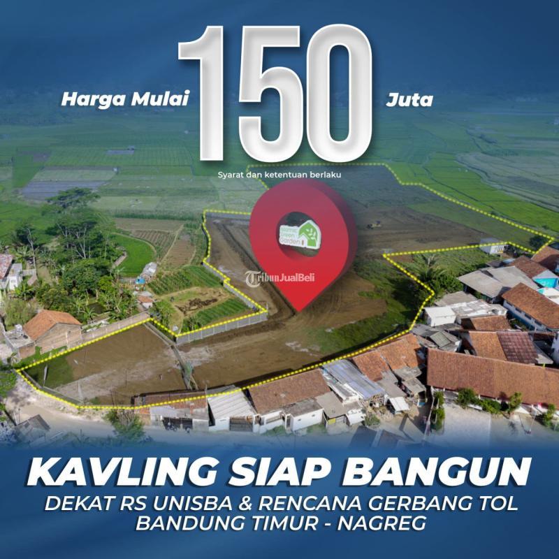 Dijual Tanah Kavling Siap Bangun Luas 60 m2 Ada Imb Dkt Tol Getaci,Unisba,Yonif 330 Nagreg Murah - Bandung Jawa Barat