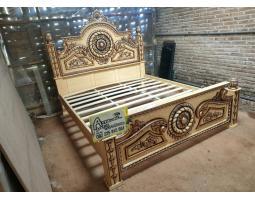 Tempat Tidur Ukir Gong Full Kayu Jati - Medan Sumatera Utara