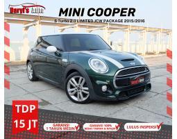 Mobil  Mini Cooper S Turbo 2.0 Limited Jcw Package 2016 Bekas Warna Hitam Tdp 15 Juta - Jakarta Utara