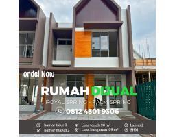 Royal Spring Paling Laris Palm Spring Rumah Tipe 2 Lantai Baru Hertasning - Makassar Sulawesi Selatan