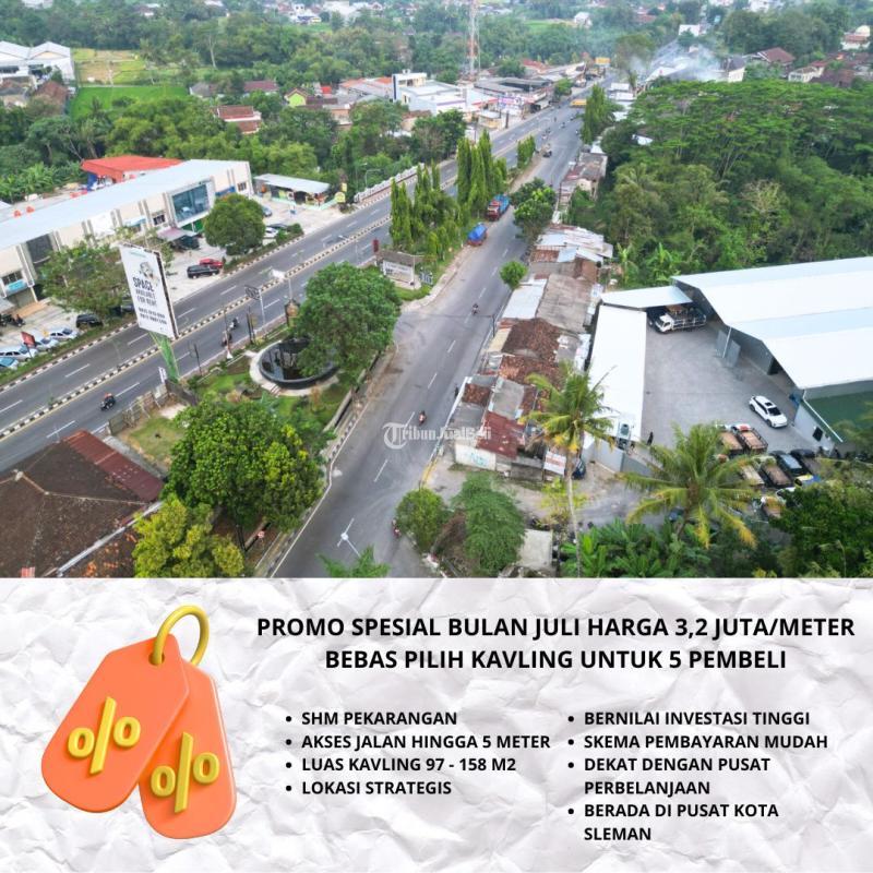 Dijual Tanah Siap Bangun LT97 m2 Legalitas SHM Lokasi Strategis - Sleman Yogyakarta