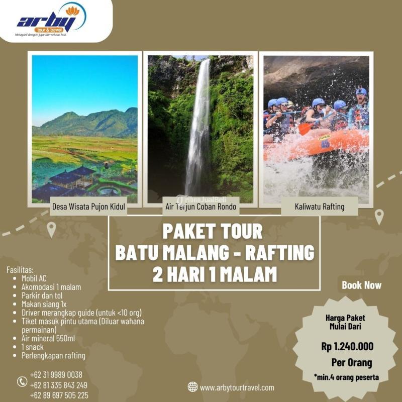 Paket Tour Batu Malang - Rafting 2 Hari 1 Malam - Sidoarjo Jawa Timur