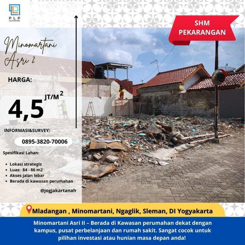 Jul Tanah Kavling Luas 840m2 Super Prospek Di Kawasan Perumahan Mepet Condongcatur - Sleman Jogja