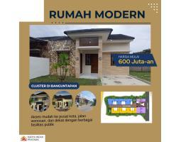 Dijual Rumah Murah Jogja LT85 LB45 SHM 2KT 1KM di Banguntapan 2 Menit ke Jalan Wonosari Dekat Kotagede - Bantul Yogyakarta