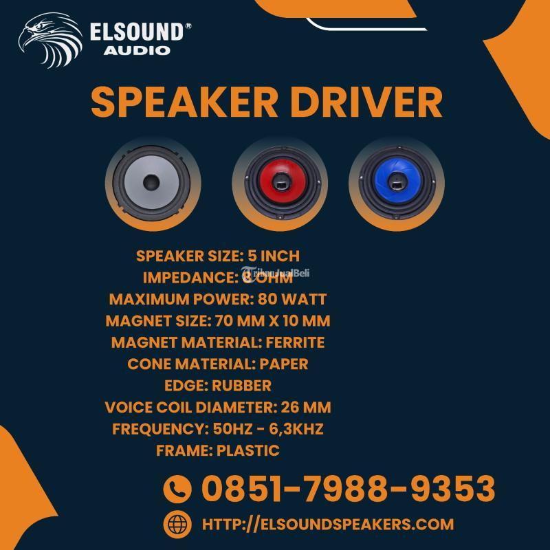 Speaker Driver Elsound 5 Inch Elsound Audio - Jakarta Barat