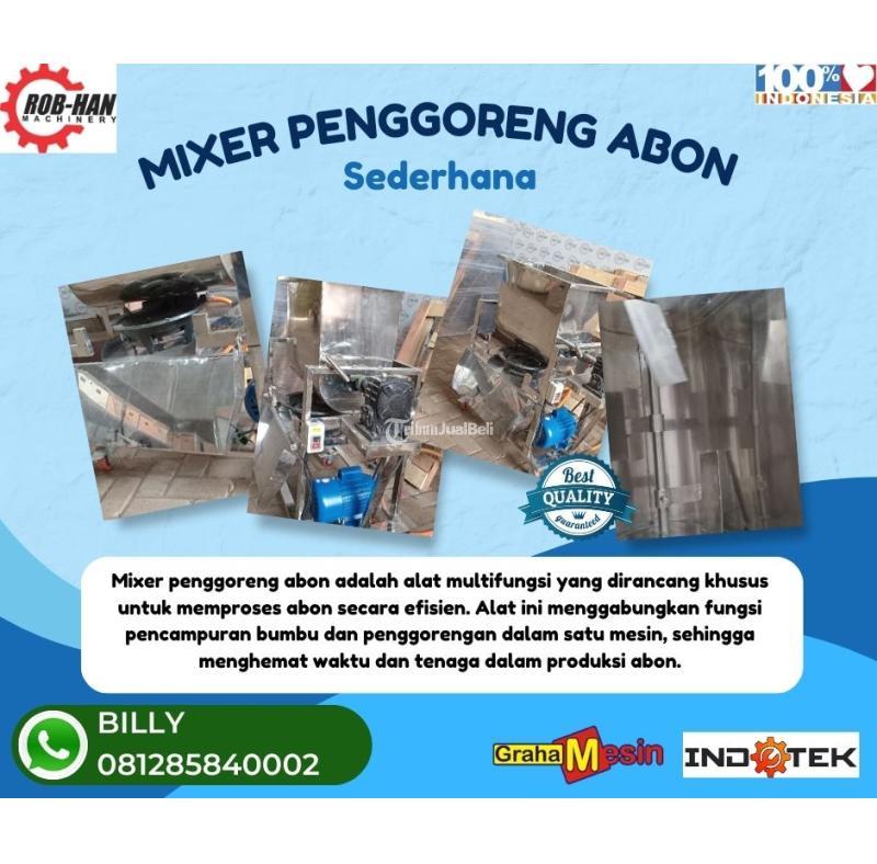 Mesin Mixer Penggoreng Abon Sederhana - Malang Jawa Timur