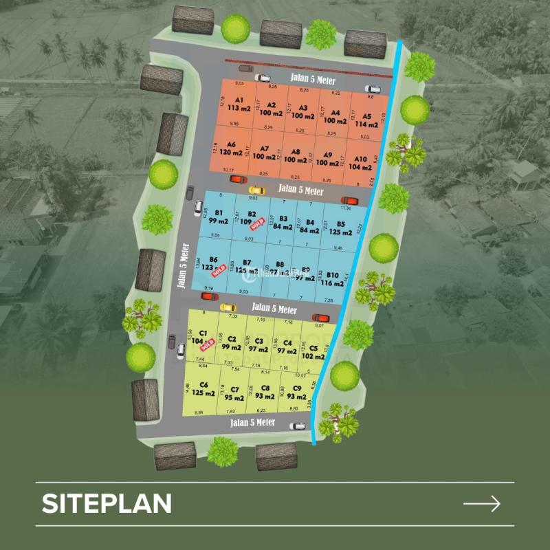Dijual Tanah Kavling Siap Bangun LT84 m2 Legalitas SHM - Sleman Yogyakarta