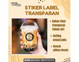  Jasa Cetak Stiker Segel Transparan - Sidoarjo Jawa Timur 
