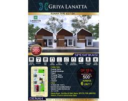 Jual Rumah Baru Tipe 62 Perumahan Komersil Griya Lanatta Di Kotabumi - Lampung Utara