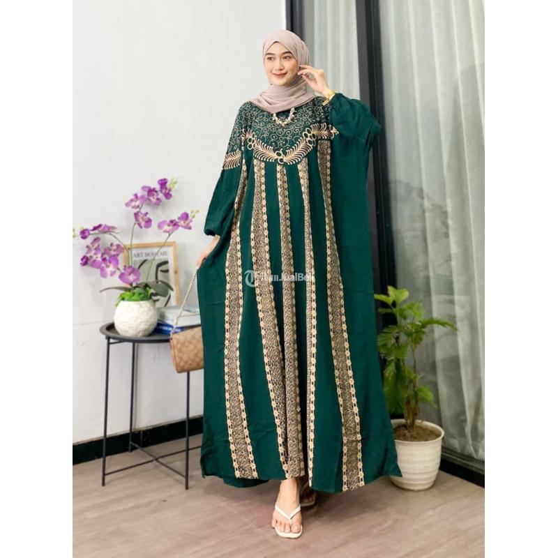 Batik Ayodha Gamis Kaftan Nara All Size - Jakarta Utara 