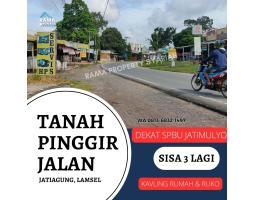 Dijual Tanah Siap Bangun LT140 m2 Legalitas SHM Lokasi Strategis - Lampung Selatan 
