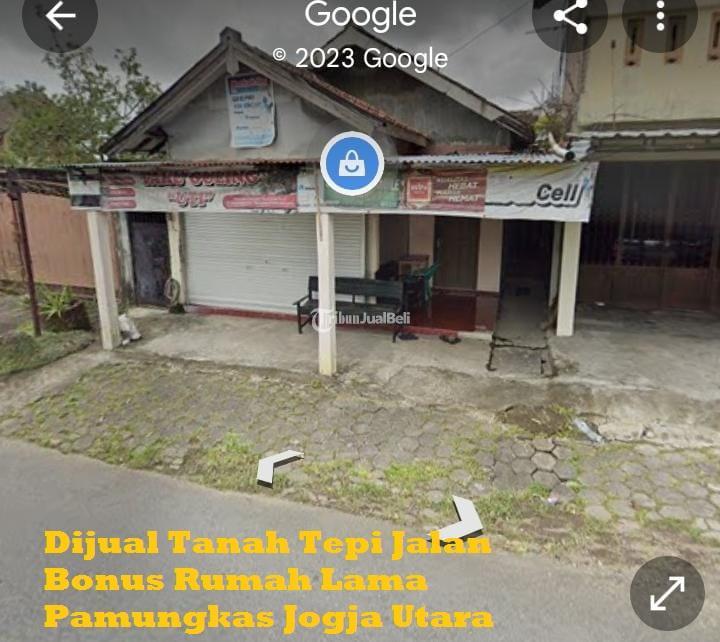 Dijual Tanah Tepi Jalan Luas 158m SHM Bonus Rumah Lama Pamungkas Jogja Utara - Sleman Yogyakarta