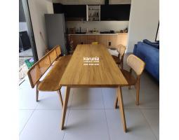 Pengrajin Meja Makan Cafe Bar Restaurant Dapur Minimalis - Denpasar Bali