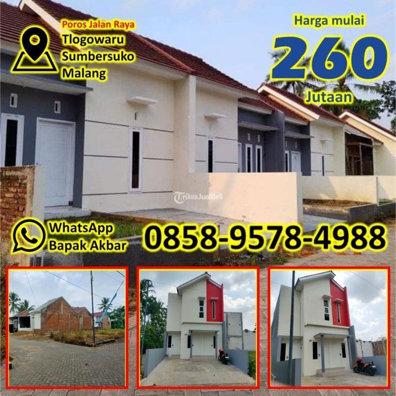 Dijual Rumah Tipe 42 Baru di Tlogowaru Dekat Wisata Mbelong - Malang Jawa Timur