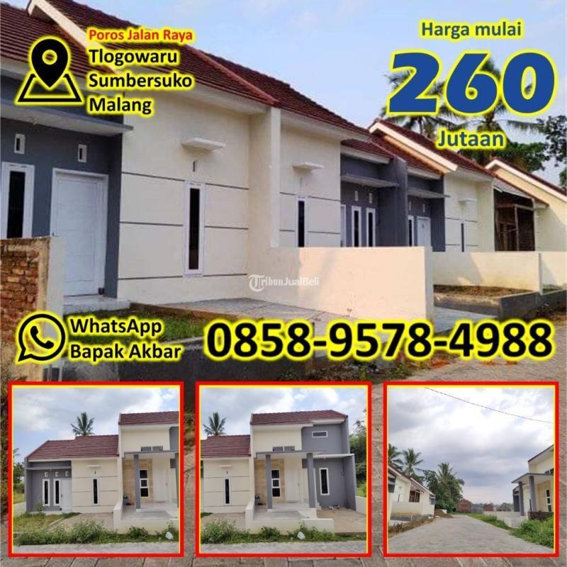 Dijual Rumah Tipe 42 Baru di Tlogowaru Dekat Wisata Mbelong - Malang Jawa Timur