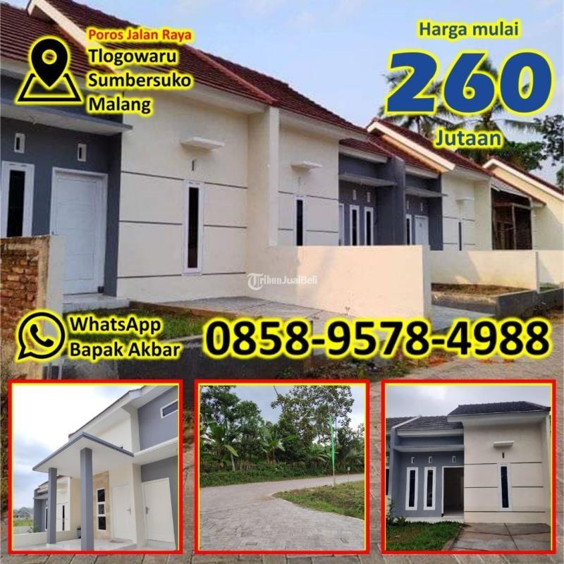 Dijual Rumah Tipe 42 Baru di Tlogowaru Dekat Wisata Mbelong - Malang Jawa Timur