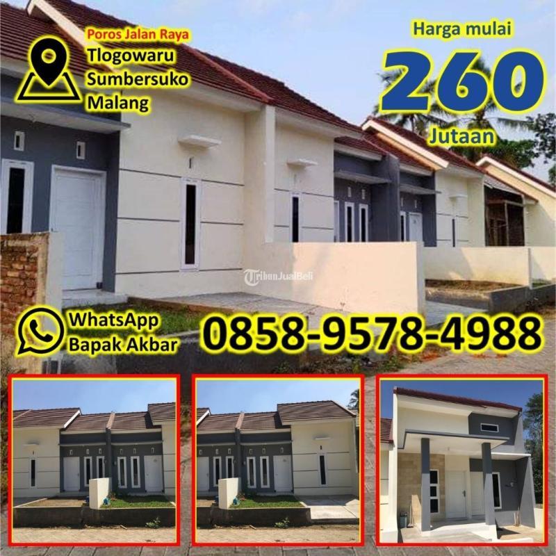 Dijual Rumah Tipe 42 Baru di Tlogowaru Dekat Wisata Mbelong - Malang Jawa Timur