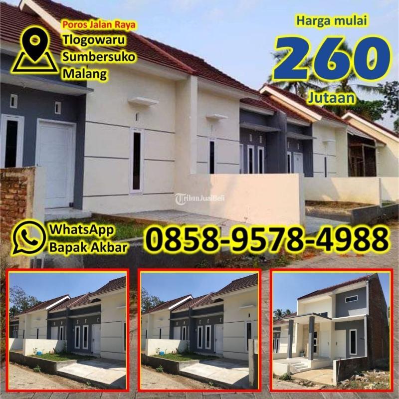 Dijual Rumah Tipe 42 Baru di Tlogowaru Dekat Wisata Mbelong - Malang Jawa Timur