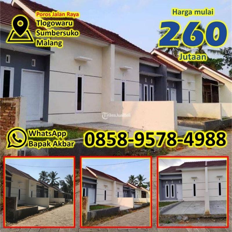 Dijual Rumah Tipe 42 Baru di Tlogowaru Dekat Wisata Mbelong - Malang Jawa Timur