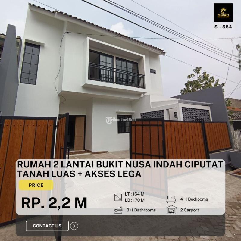 Dijual Rumah 2 Lantai Dalam Perumahan Dekat Stasiun Sudimara Ciputat - Tangerang Selatan Banten