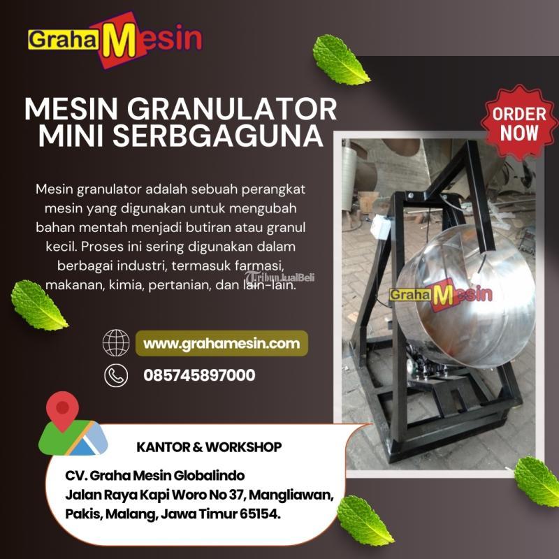  Mesin Granulator Mini Serbaguna Graha Mesin - Malang Jawa Timur 