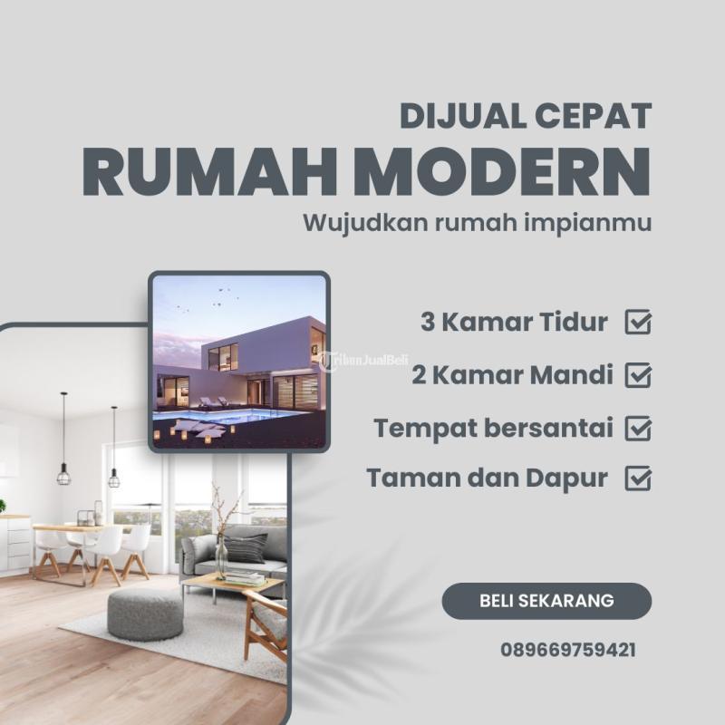 Dijual Rumah Cantik LT133 LB65 3KT 2KM Legalitas SHM - Magelang Jawa Tengah 