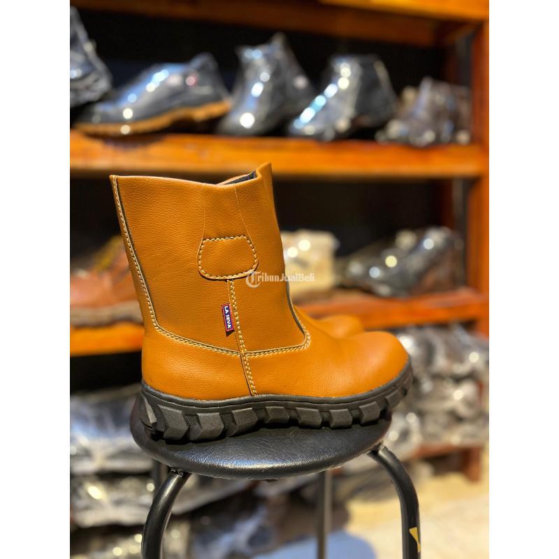 Sepatu Safety Boots La Seva Lebih Awet - Gowa Sulawesi Selatan