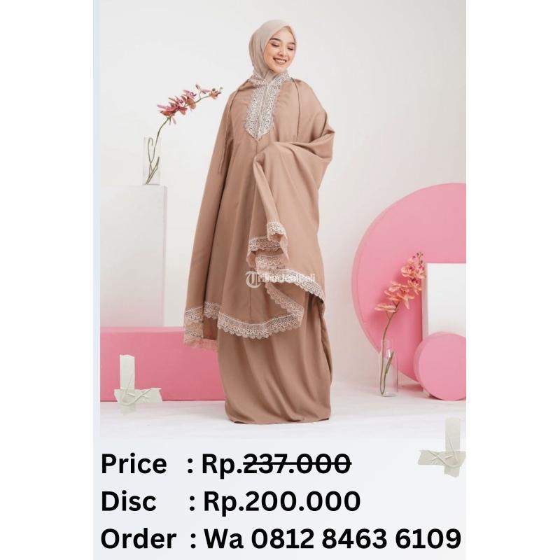 Mukena 2in1 Misella Renda Mewah Misella Peach M-003 - Jakarta Utara
