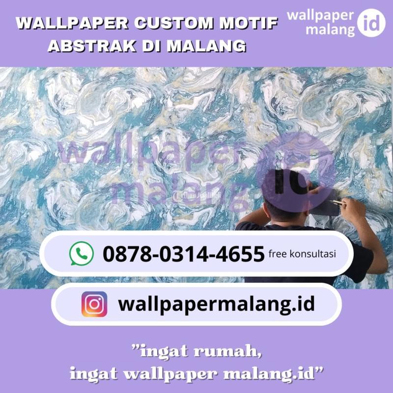 Wallpaper Custom Motif Abstrak - Malang Jawa Timur