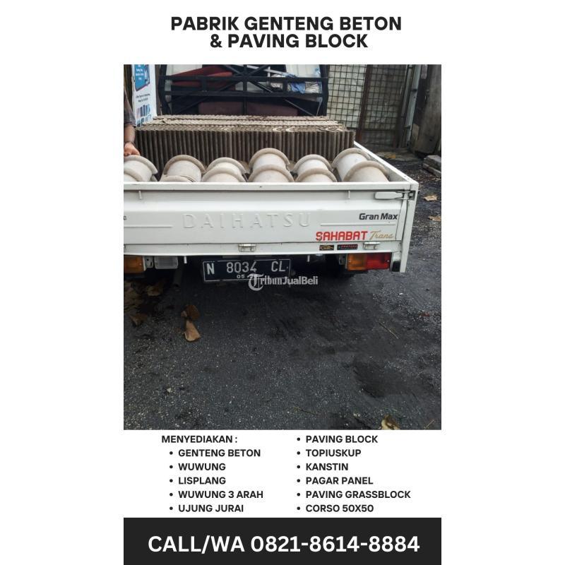 Genteng Beton Tidak Mudah Rusak Siap Kirim Luar Kota - Malang Jawa Timur