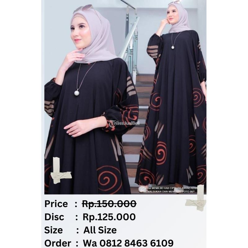 Batik Ayodha Gamis Kaftan Claudya All Size - Jakarta Utara 