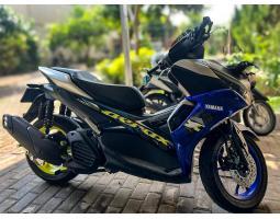 Motor Yamaha Aerox 155 Connected Yellow Silver Blue 2023 AB - Bantul Yogyakarta 