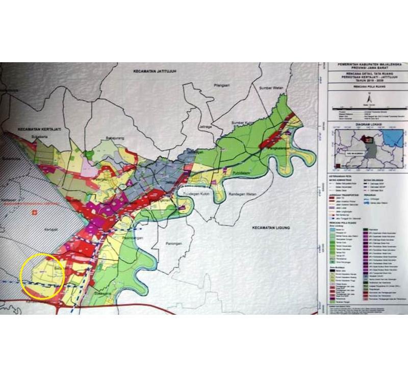 Dijual Tanah Luas 40700m SHM Strategis Tuk Perumahan Dekat Bandara Kertajati - Majalengka Jawa Barat