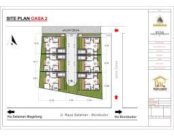 Dijual Rumah Cantik Murah LT123 LB65 SHM 3KT 2KM Di Borobudur - Magelang Jawa Tengah