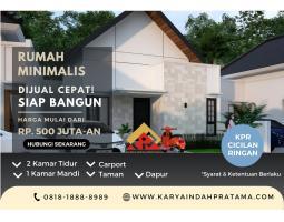 Jual Rumah Ideal Strategis Tipe 40 Baru Di Berbah 5 Menit Dari Ringroad Timur Jogja Blok O - Sleman Jogja