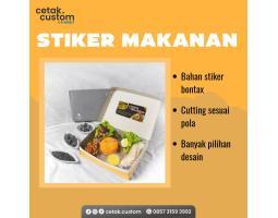 Layanan Cetak Stikel Label Makanan - Sidoarjo Jawa Timur 