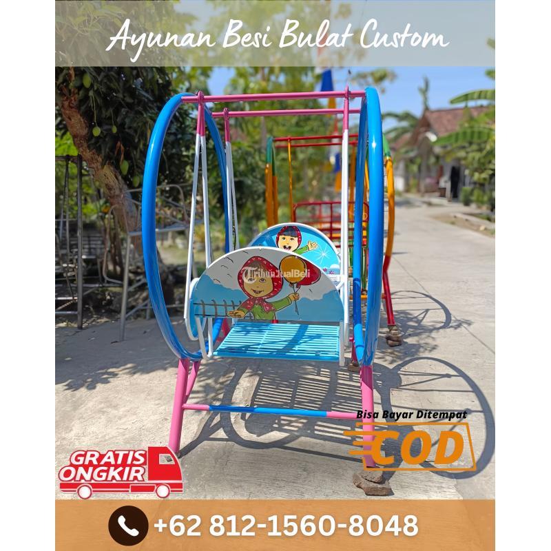 Mainan Outdoor Untuk Tk Dan Ayunan Besi Minimalis - Banyuwangi Jawa Timur