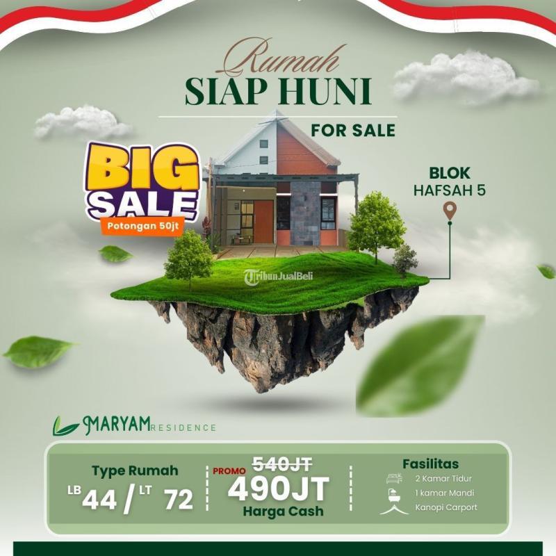 Dijual Rumah LT66 LB38 2KT 1KM Legalitas SHM Harga Terjangkau - Bekasi Jawa Barat