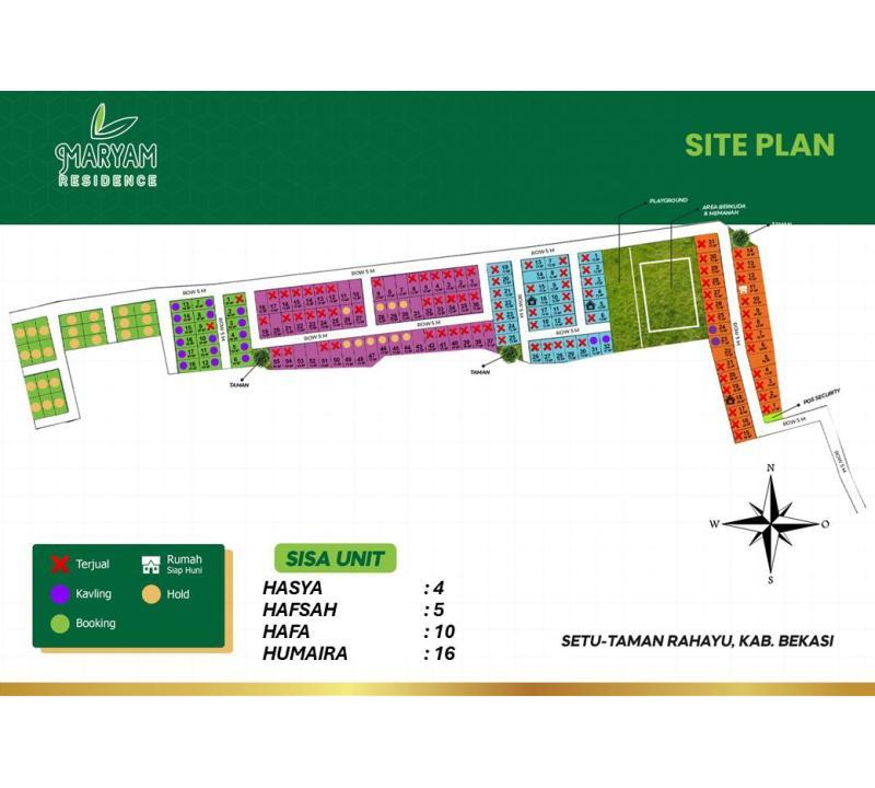 Dijual Rumah LT66 LB38 2KT 1KM Legalitas SHM Harga Terjangkau - Bekasi Jawa Barat