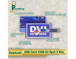 USB Card Flashdisk Sandisk 32gb Cetak Custom UV Spot 2 Sisi Terdekat - Surabaya Jawa Timur