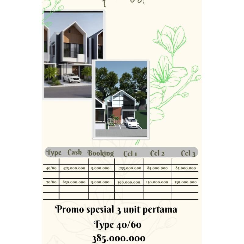 Jual Rumah Cash Tanpa Bank Interior Mewah Tipe 40 Baru di Sawangan - Depok Jawa Barat